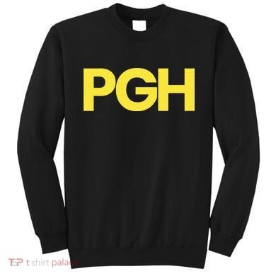 Pittsburgh Pgh Text Retro Throwback Pennsylvania Sweatshirt