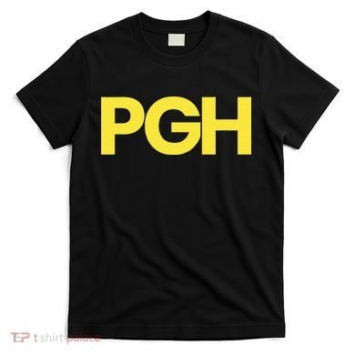 Pittsburgh Pgh Text Retro Throwback Pennsylvania T-Shirt