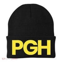 Pittsburgh Pgh Text Retro Throwback Pennsylvania Beanie thumb 0