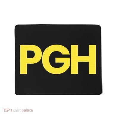 Pittsburgh Pgh Text Retro Throwback Pennsylvania Mousepad