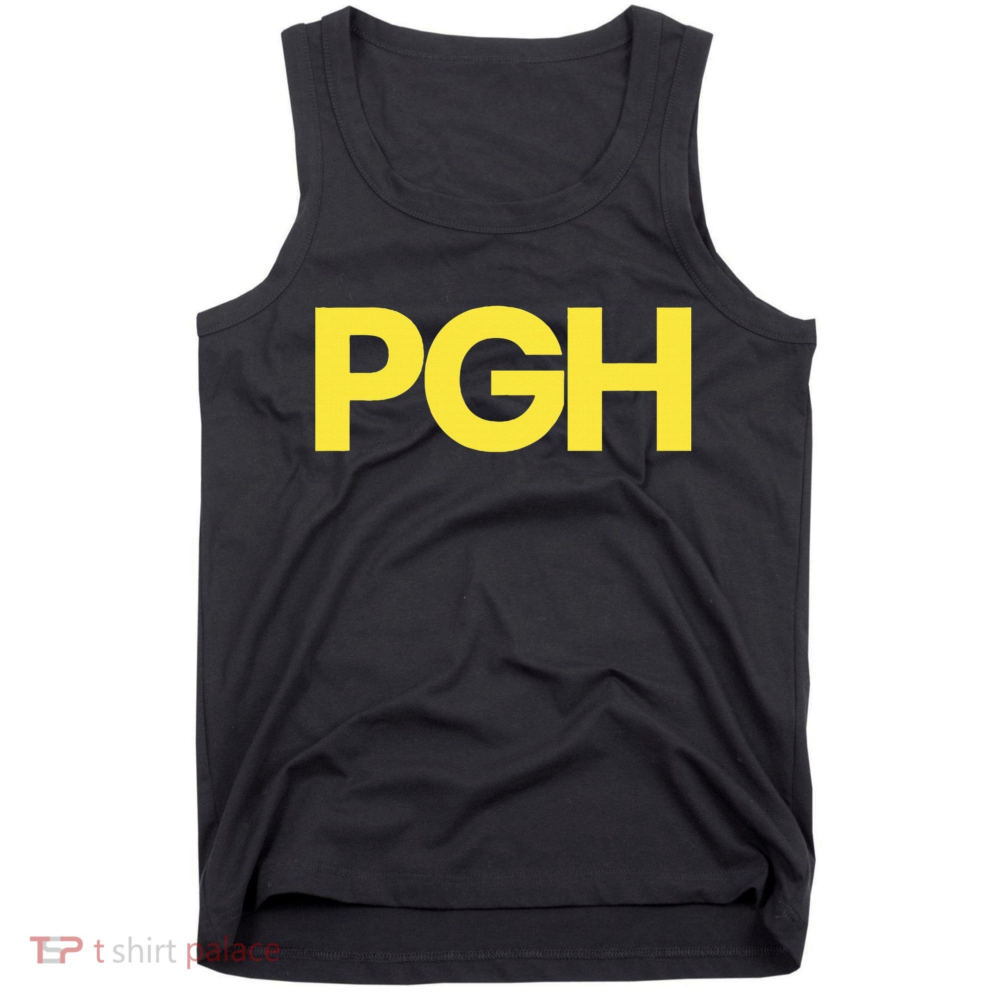Pittsburgh Pgh Text Retro Throwback Pennsylvania Tank Top