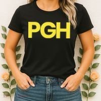 Pittsburgh Pgh Text Retro Throwback Pennsylvania Women's T-Shirt thumb 2