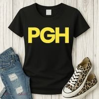 Pittsburgh Pgh Text Retro Throwback Pennsylvania Women's T-Shirt thumb 3