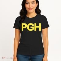 Pittsburgh Pgh Text Retro Throwback Pennsylvania Women's T-Shirt thumb 4