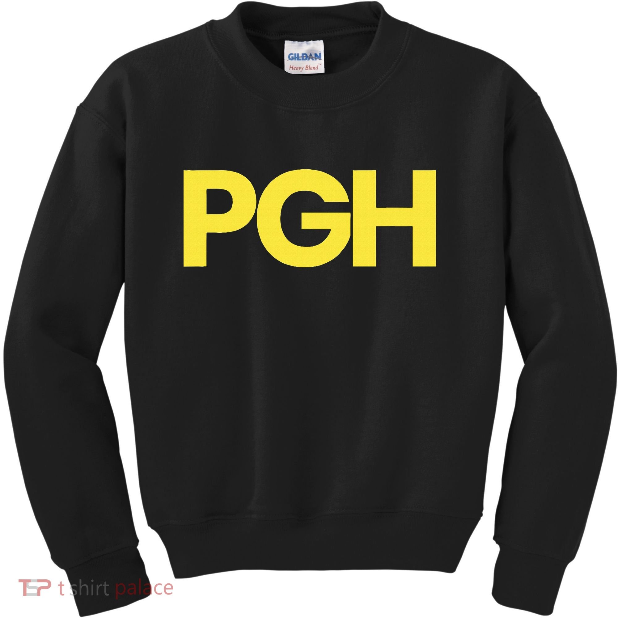 Pittsburgh Pgh Text Retro Throwback Pennsylvania Kids Sweatshirt