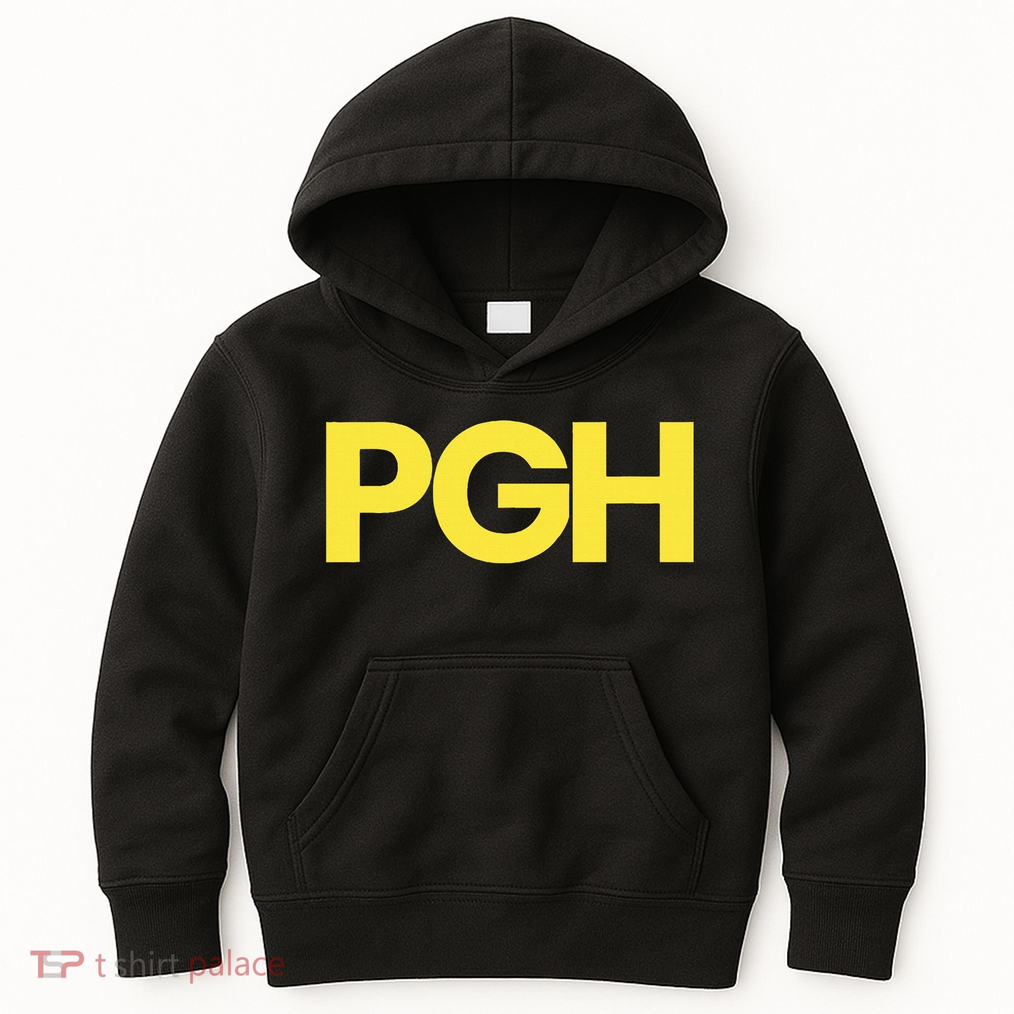 Pittsburgh Pgh Text Retro Throwback Pennsylvania Kids Hoodie