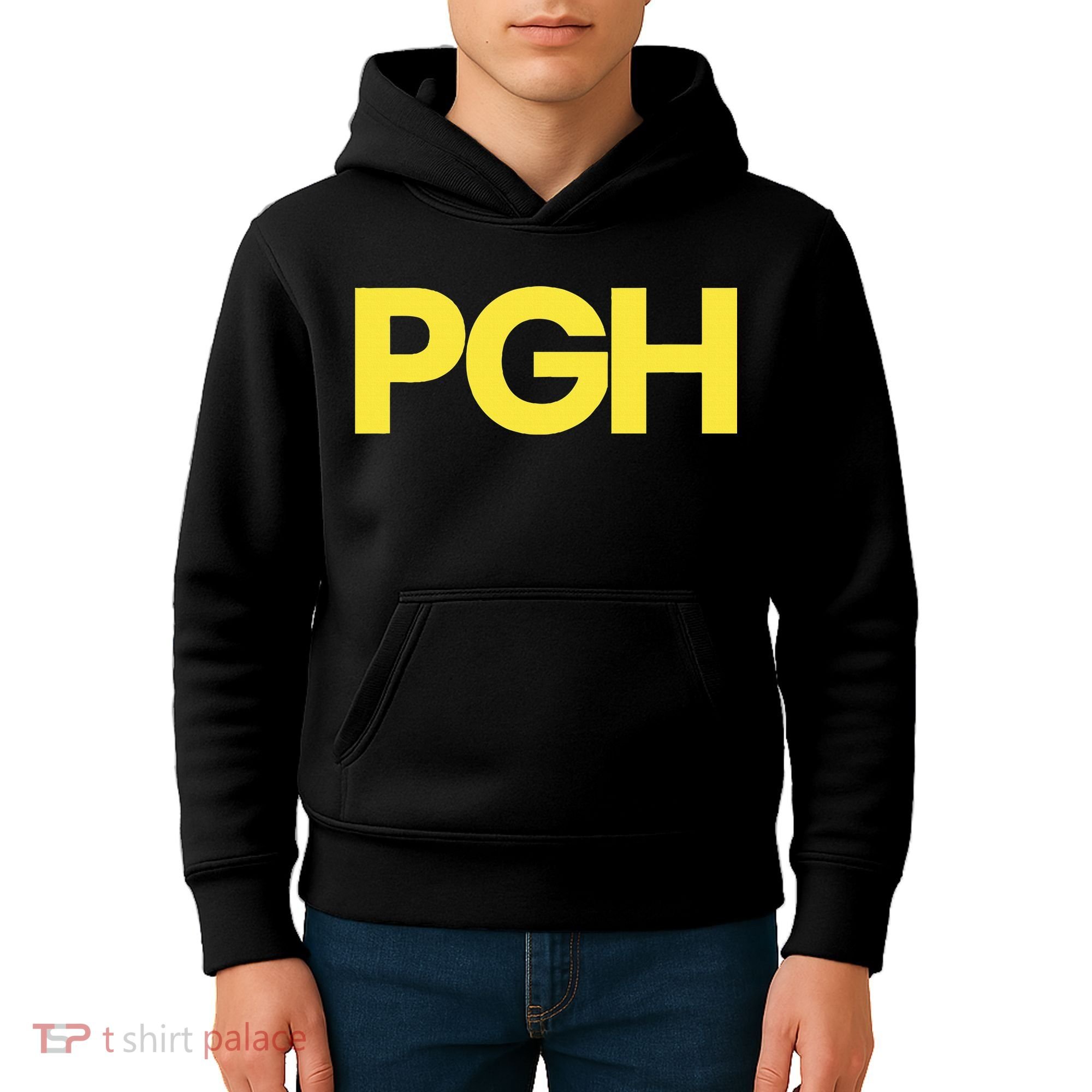 Pittsburgh Pgh Text Retro Throwback Pennsylvania Kids Hoodie