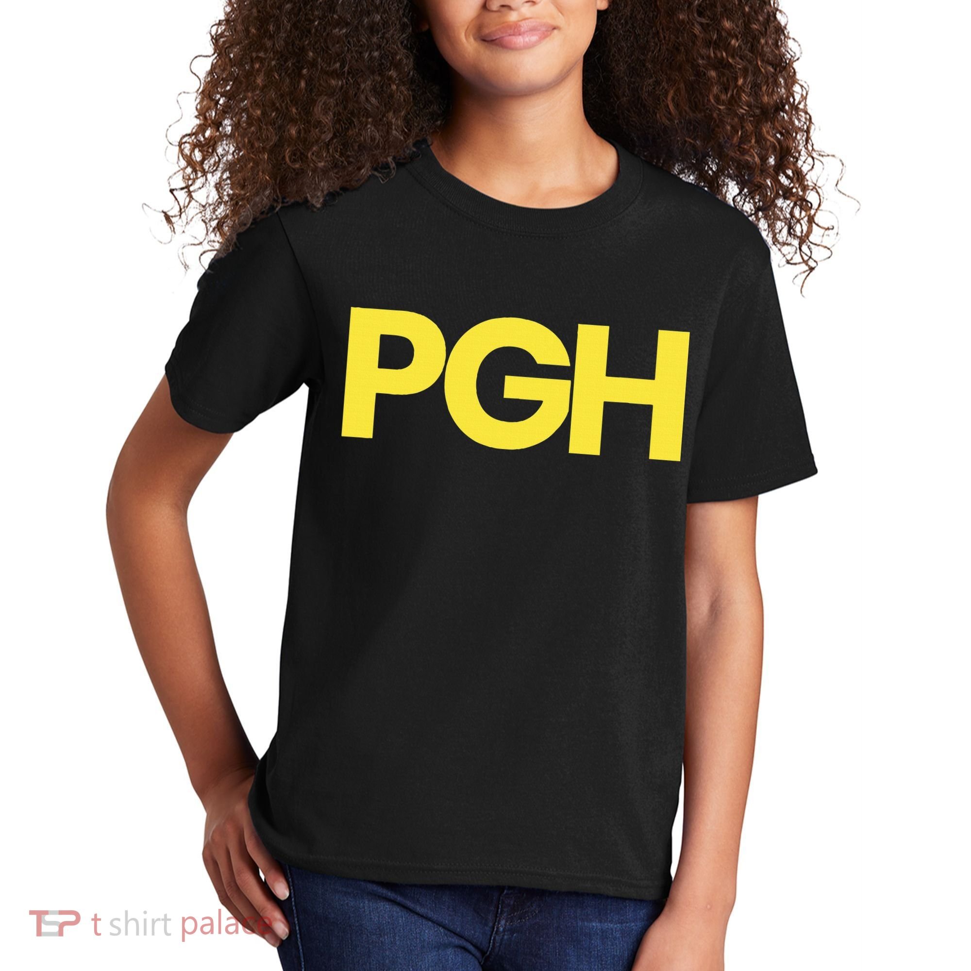 Pittsburgh Pgh Text Retro Throwback Pennsylvania Kids T-Shirt