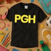 Pittsburgh Pgh Text Retro Throwback Pennsylvania Kids T-Shirt thumb 3