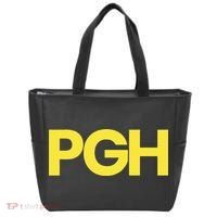 Pittsburgh Pgh Text Retro Throwback Pennsylvania Tote Bag thumb 0