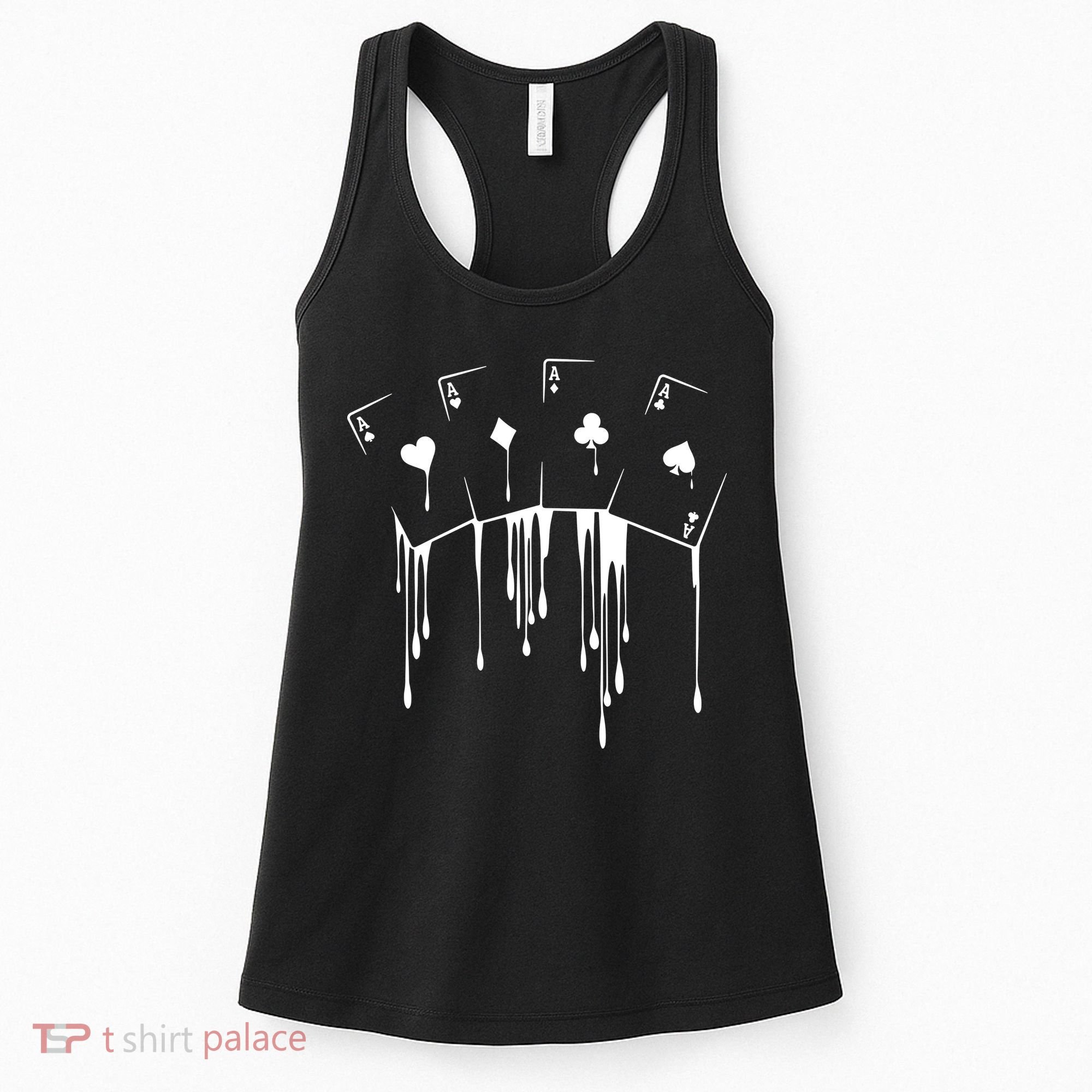 Poker Player Texas HoldEm Night Tournament Poker Women's Tank Top
