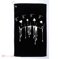 Poker Player Texas HoldEm Night Tournament Poker Golf Towel thumb 0