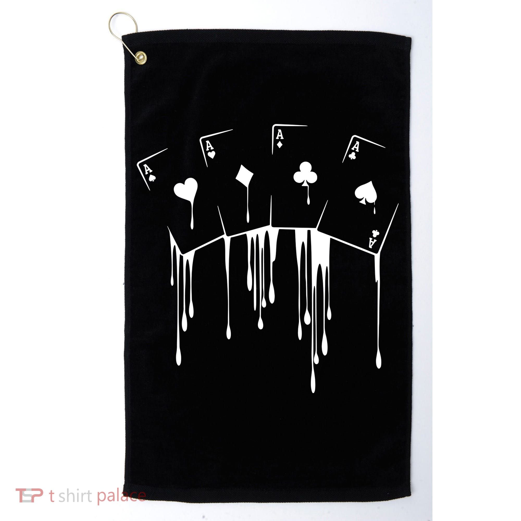 Poker Player Texas HoldEm Night Tournament Poker Golf Towel