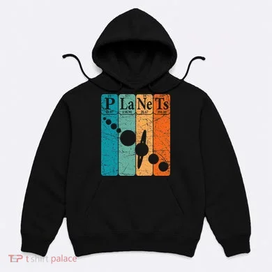 Planets Periodic Table Elements Solar System Planets Hoodie