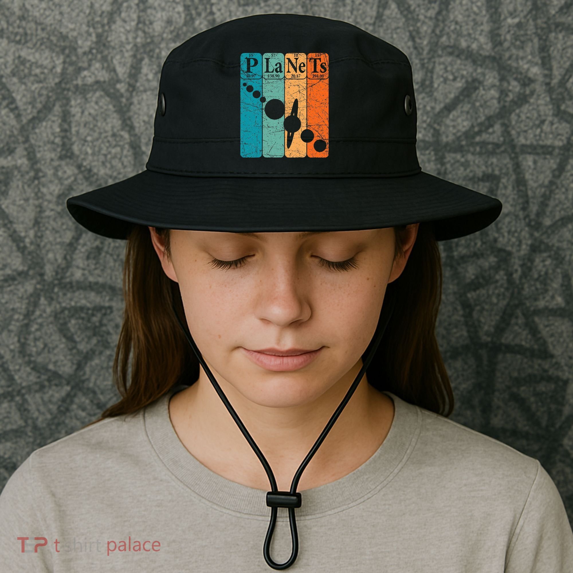 Planets Periodic Table Elements Solar System Planets Bucket Hat
