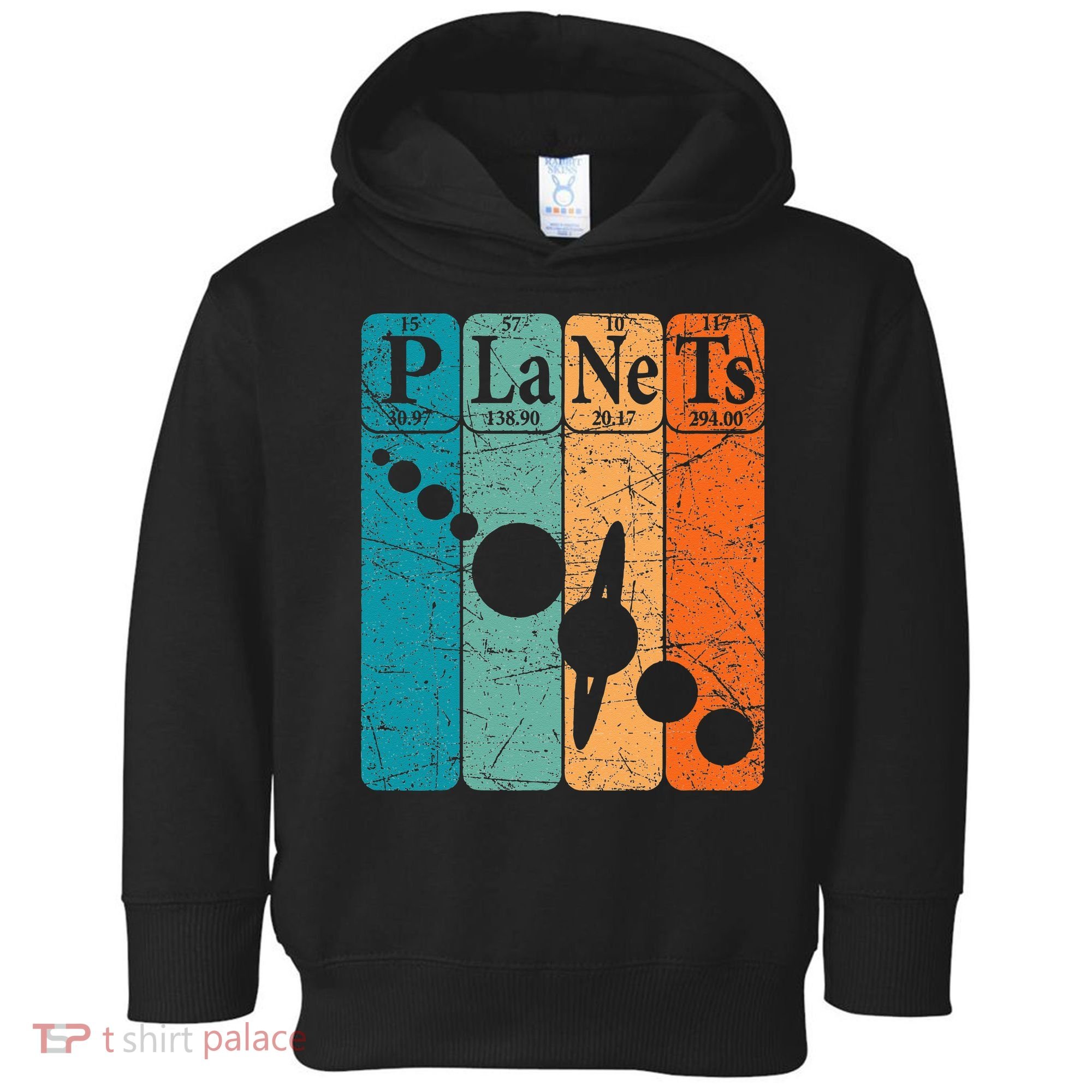 Planets Periodic Table Elements Solar System Planets Toddler Hoodie