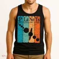 Planets Periodic Table Elements Solar System Planets Tank Top thumb 3