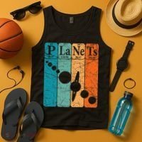 Planets Periodic Table Elements Solar System Planets Tank Top thumb 4