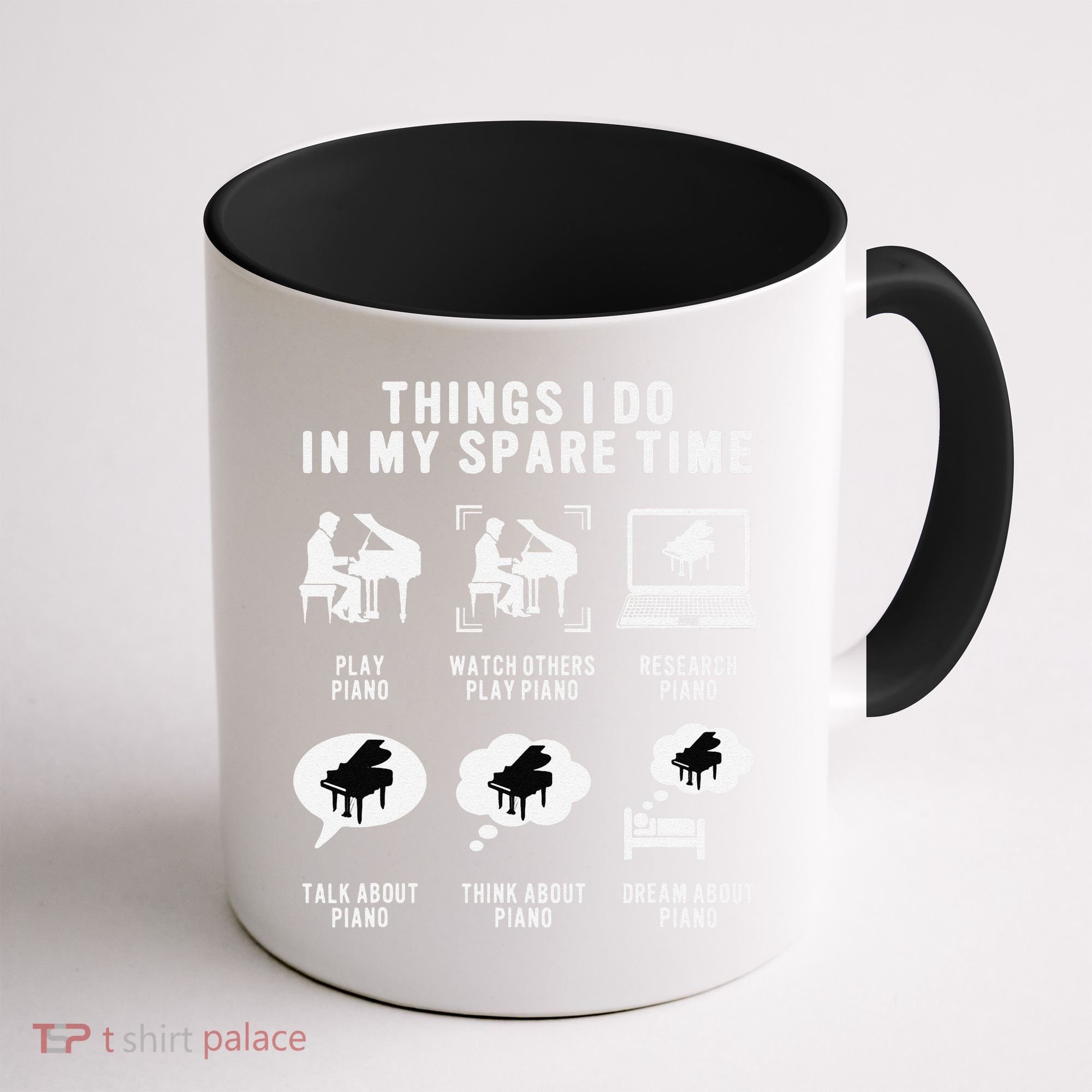 Piano Player Teacher Lover Cool Keyboard Musician Pianist Coffee Mug