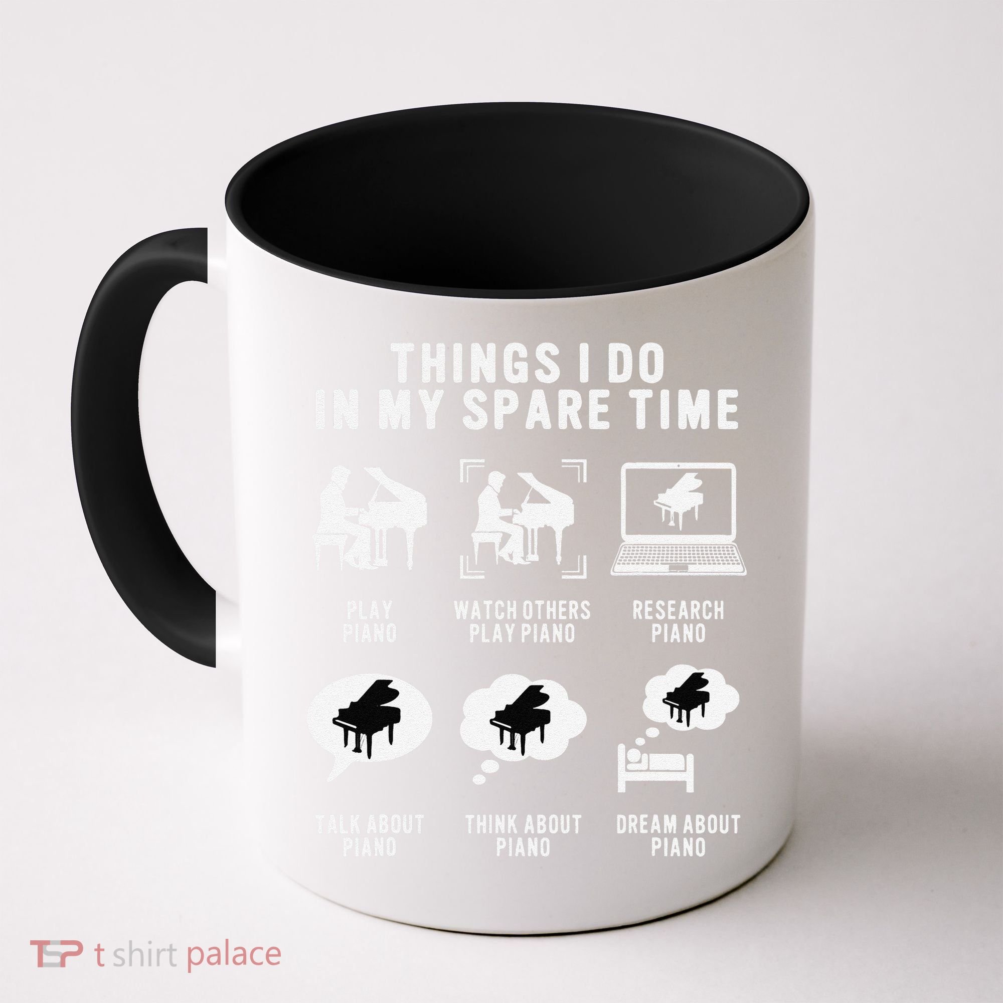 Piano Player Teacher Lover Cool Keyboard Musician Pianist Coffee Mug