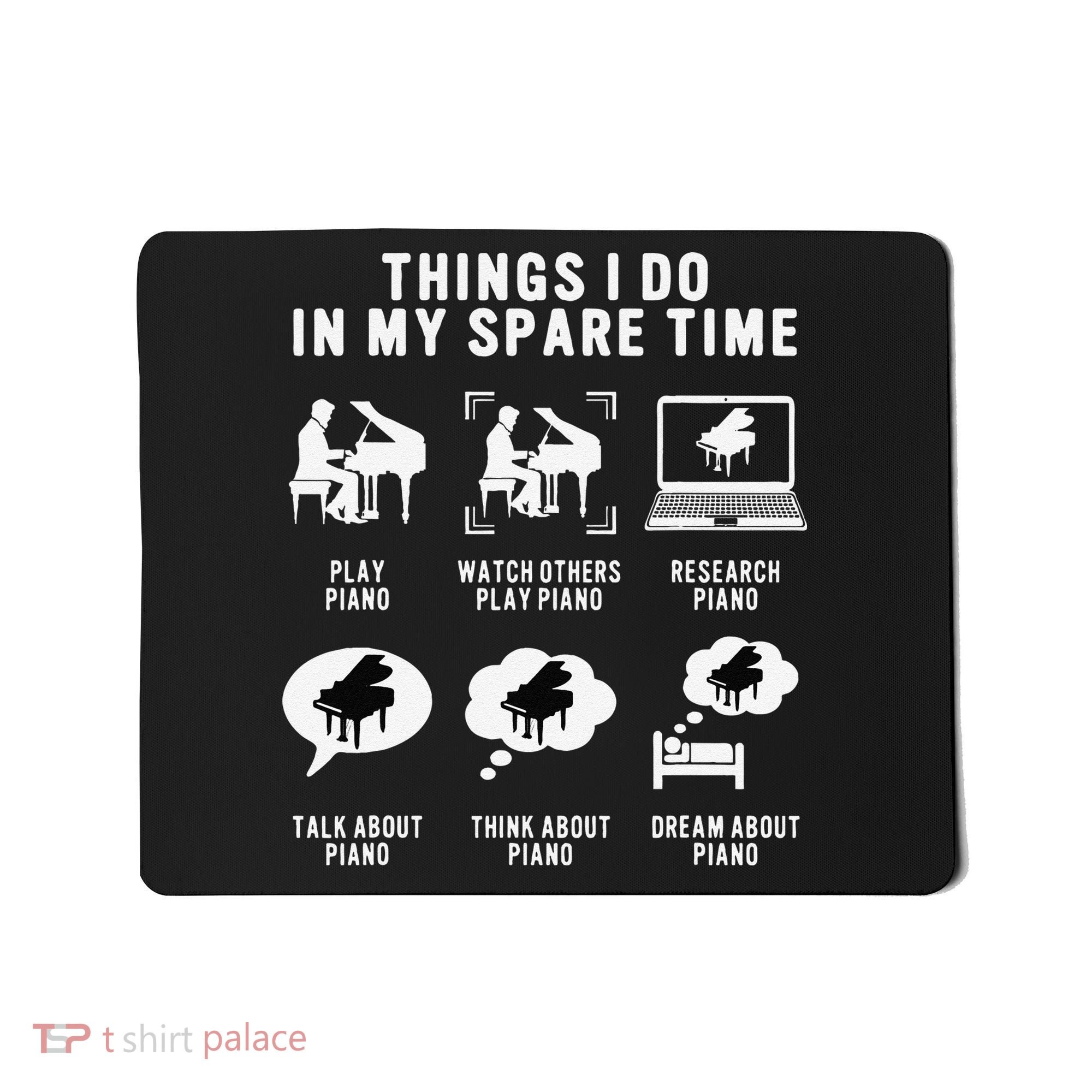 Piano Player Teacher Lover Cool Keyboard Musician Pianist Mousepad