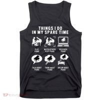 Piano Player Teacher Lover Cool Keyboard Musician Pianist Tank Top thumb 0