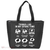 Piano Player Teacher Lover Cool Keyboard Musician Pianist Tote Bag thumb 0