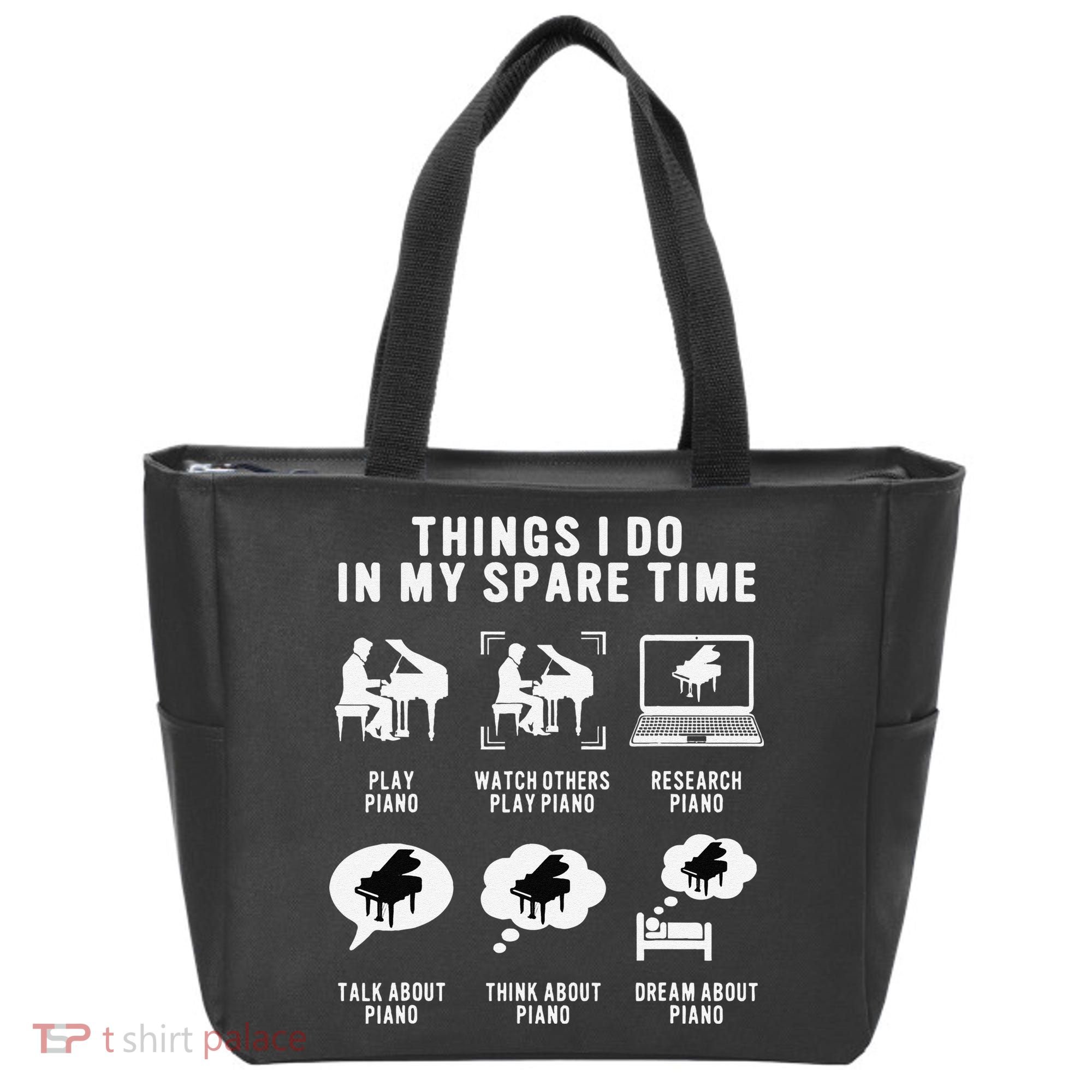Piano Player Teacher Lover Cool Keyboard Musician Pianist Tote Bag