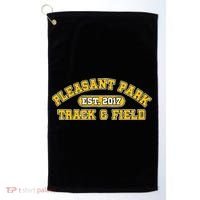 Pleasant Park Track And Field Est 2017 Golf Towel thumb 0