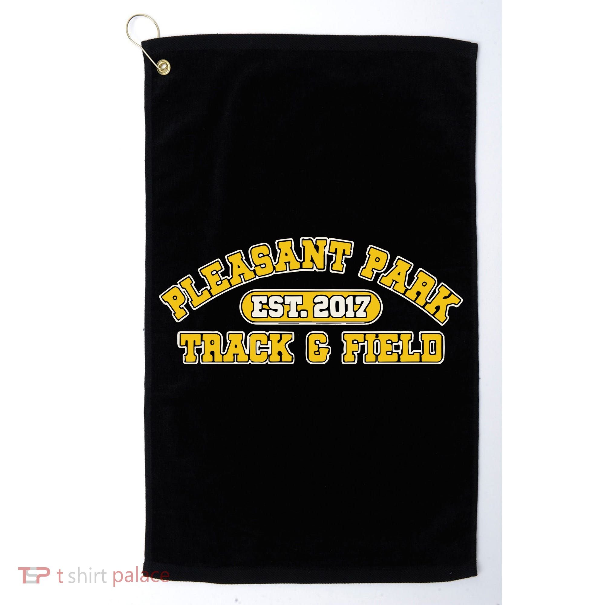 Pleasant Park Track And Field Est 2017 Golf Towel
