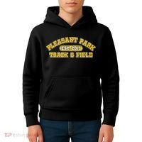Pleasant Park Track And Field Est 2017 Kids Hoodie thumb 4