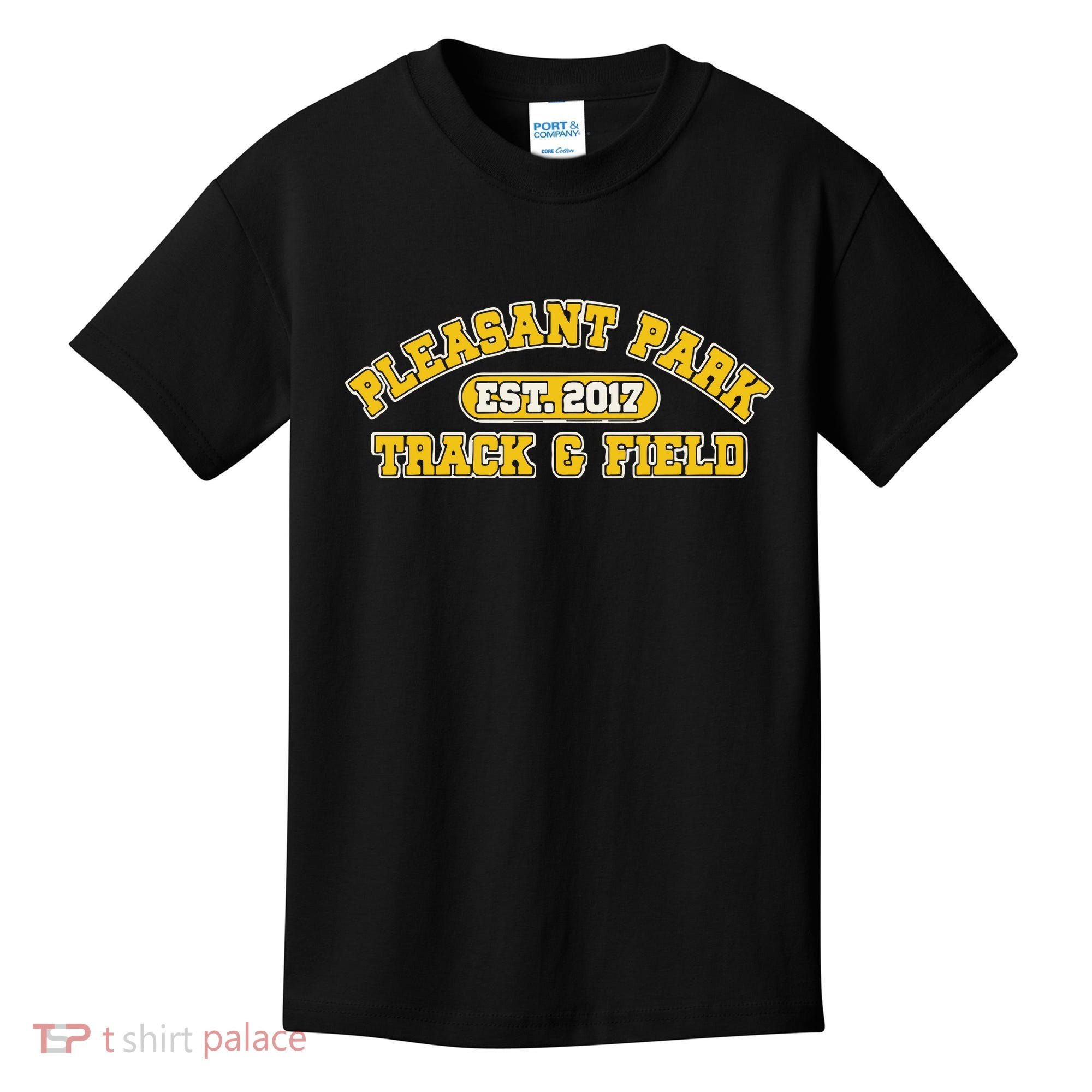 Pleasant Park Track And Field Est 2017 Kids T-Shirt