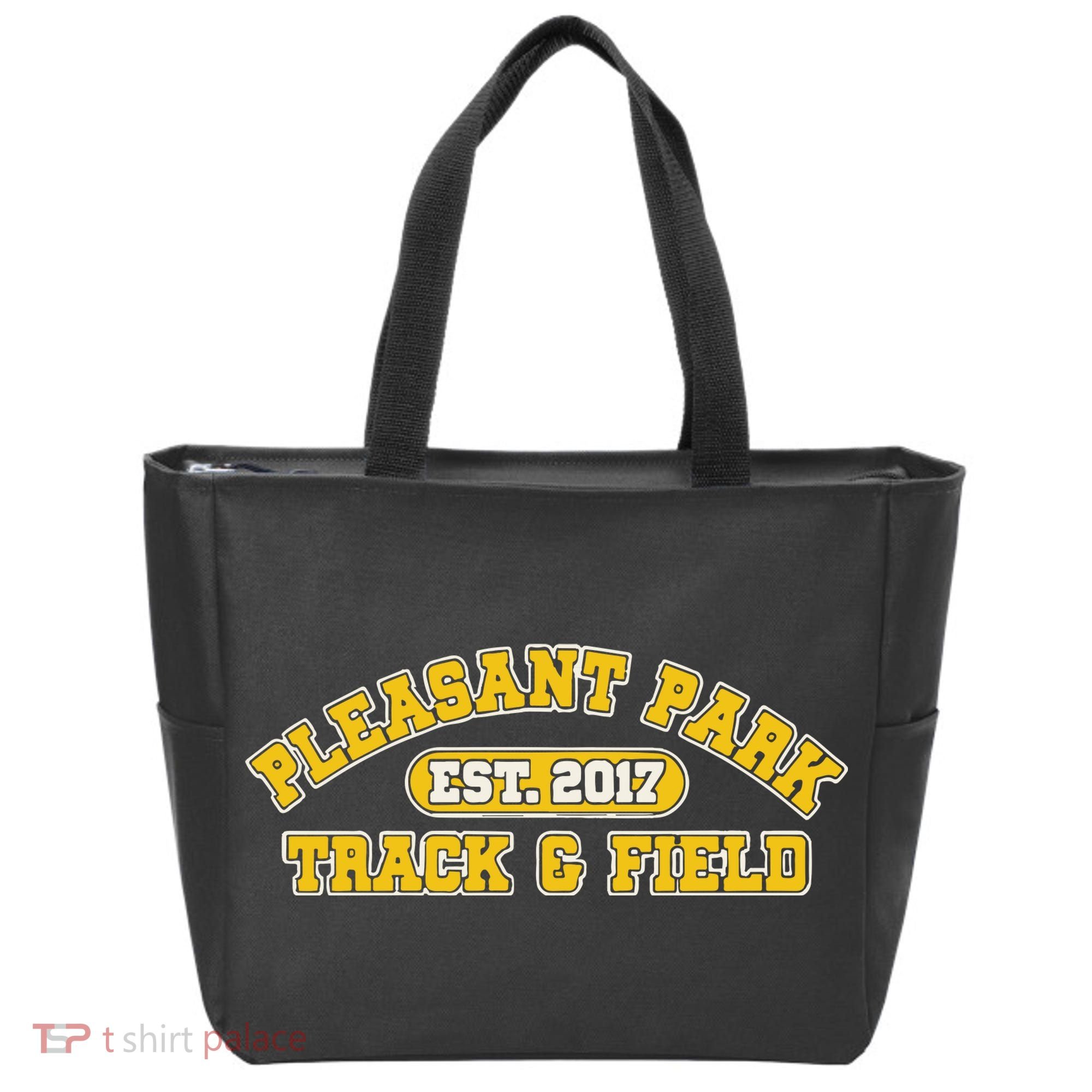 Pleasant Park Track And Field Est 2017 Tote Bag
