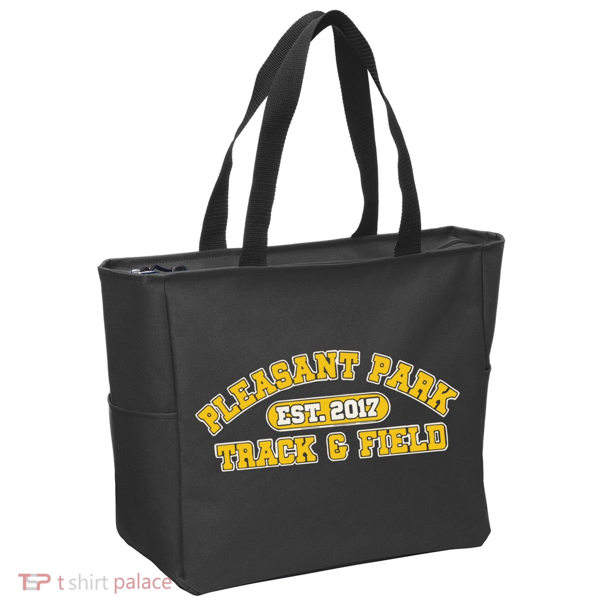 Pleasant Park Track And Field Est 2017 Tote Bag