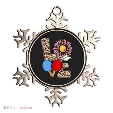 Ping Pong T Shirts Love Table Tennis Leopard Sunflower Graphic Plus Size Ornament