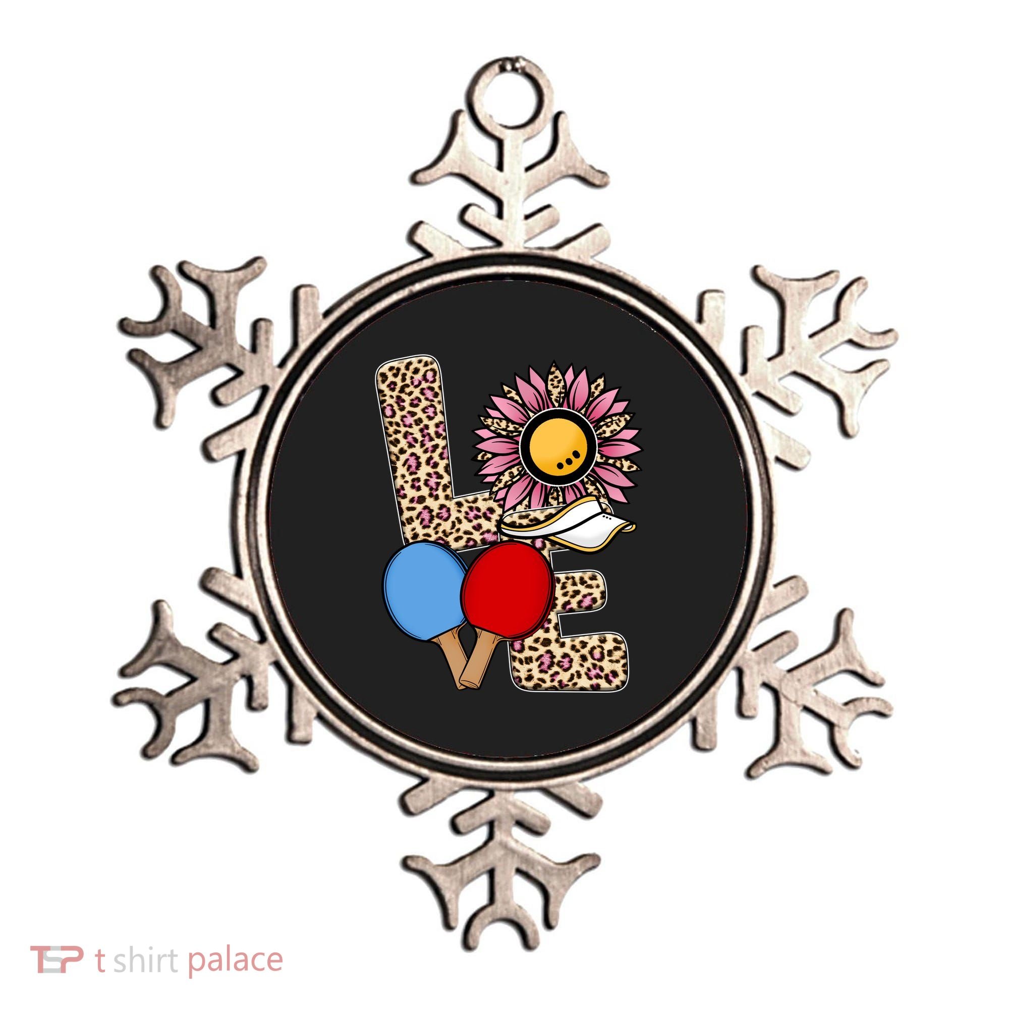 Ping Pong T Shirts Love Table Tennis Leopard Sunflower Graphic Plus Size Ornament