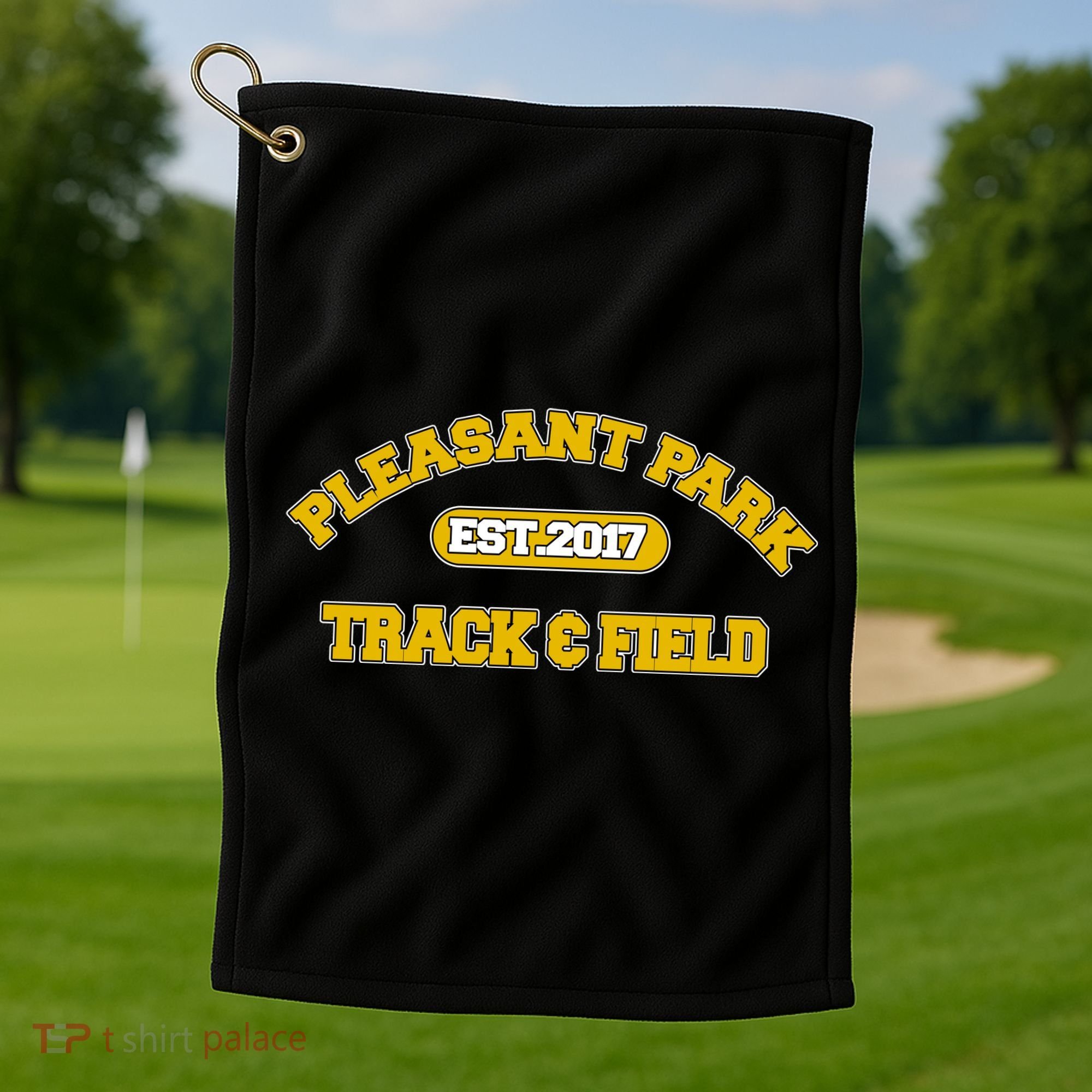 Pleasant Park Track And Field Golf Towel