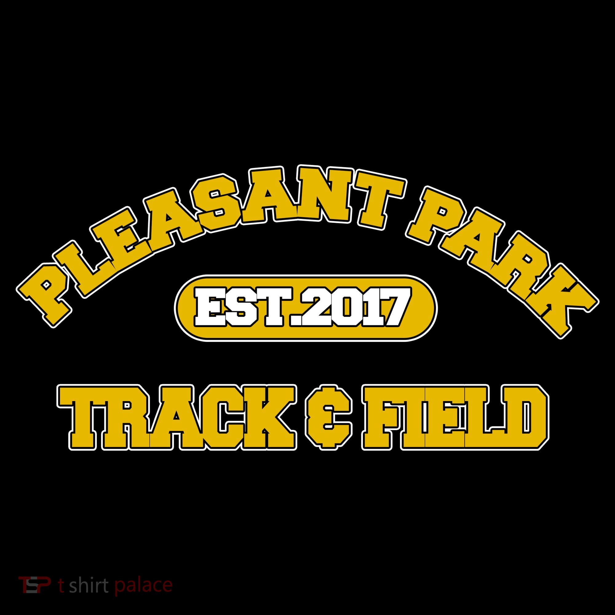 Pleasant Park Track And Field Visor
