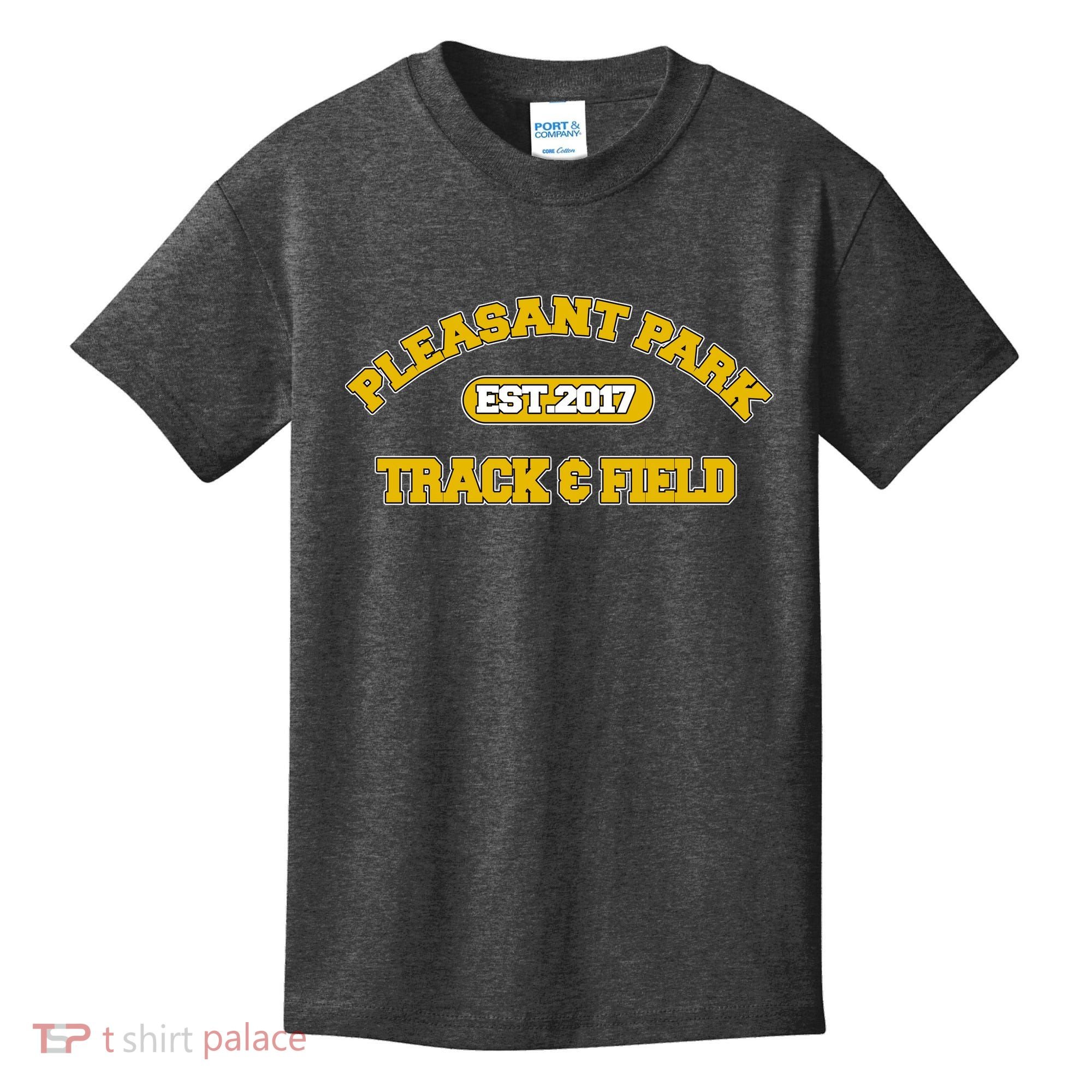 Pleasant Park Track And Field Kids T-Shirt