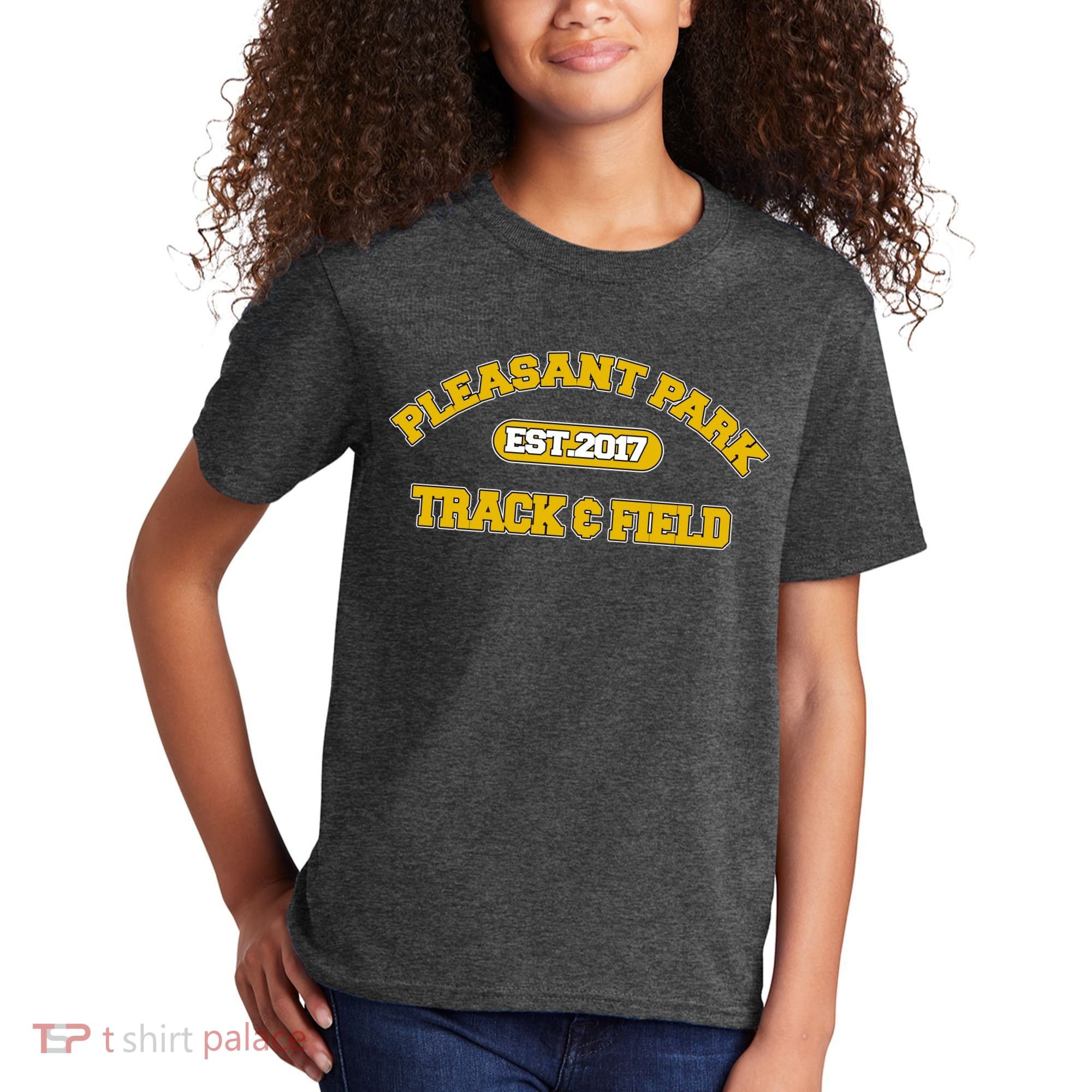 Pleasant Park Track And Field Kids T-Shirt