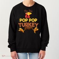 Pop Pop Turkey Matching Family Group Thanksgiving Gifts  Women's Sweatshirt thumb 0