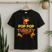 Pop Pop Turkey Matching Family Group Thanksgiving Gifts  T-Shirt thumb 2
