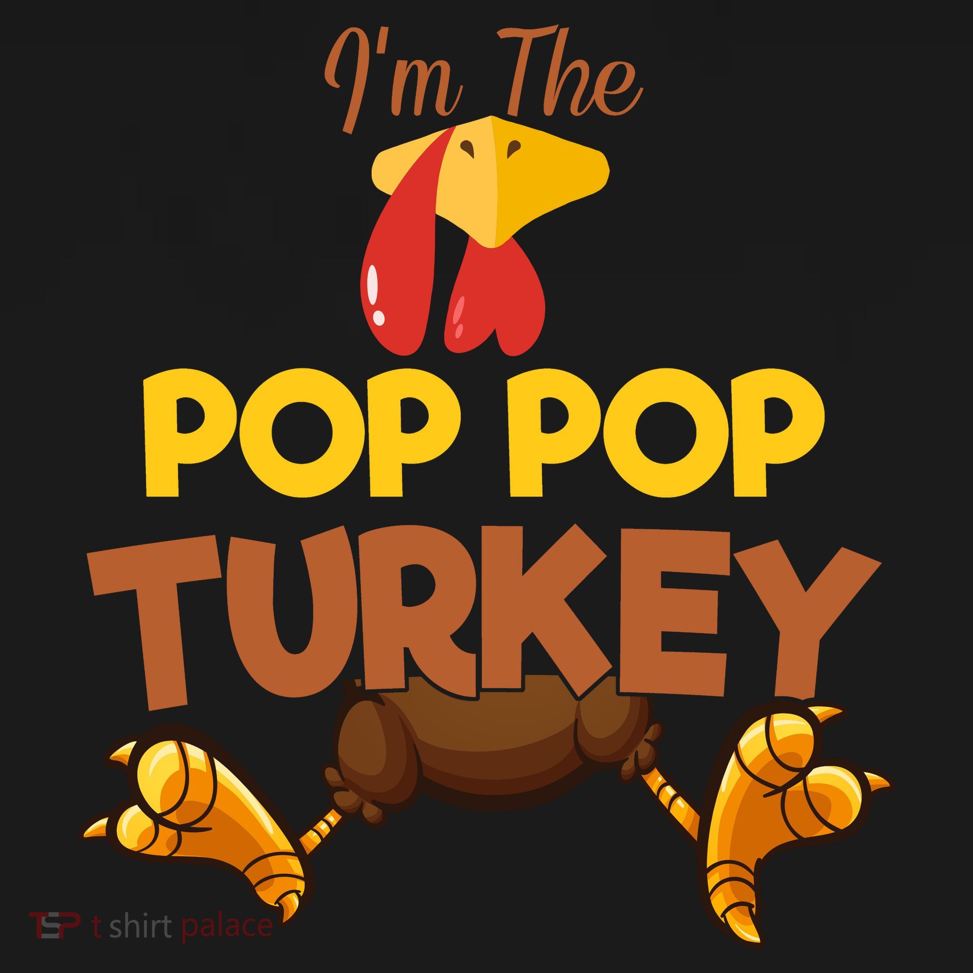 Pop Pop Turkey Matching Family Group Thanksgiving Gifts  Women's Hoodie