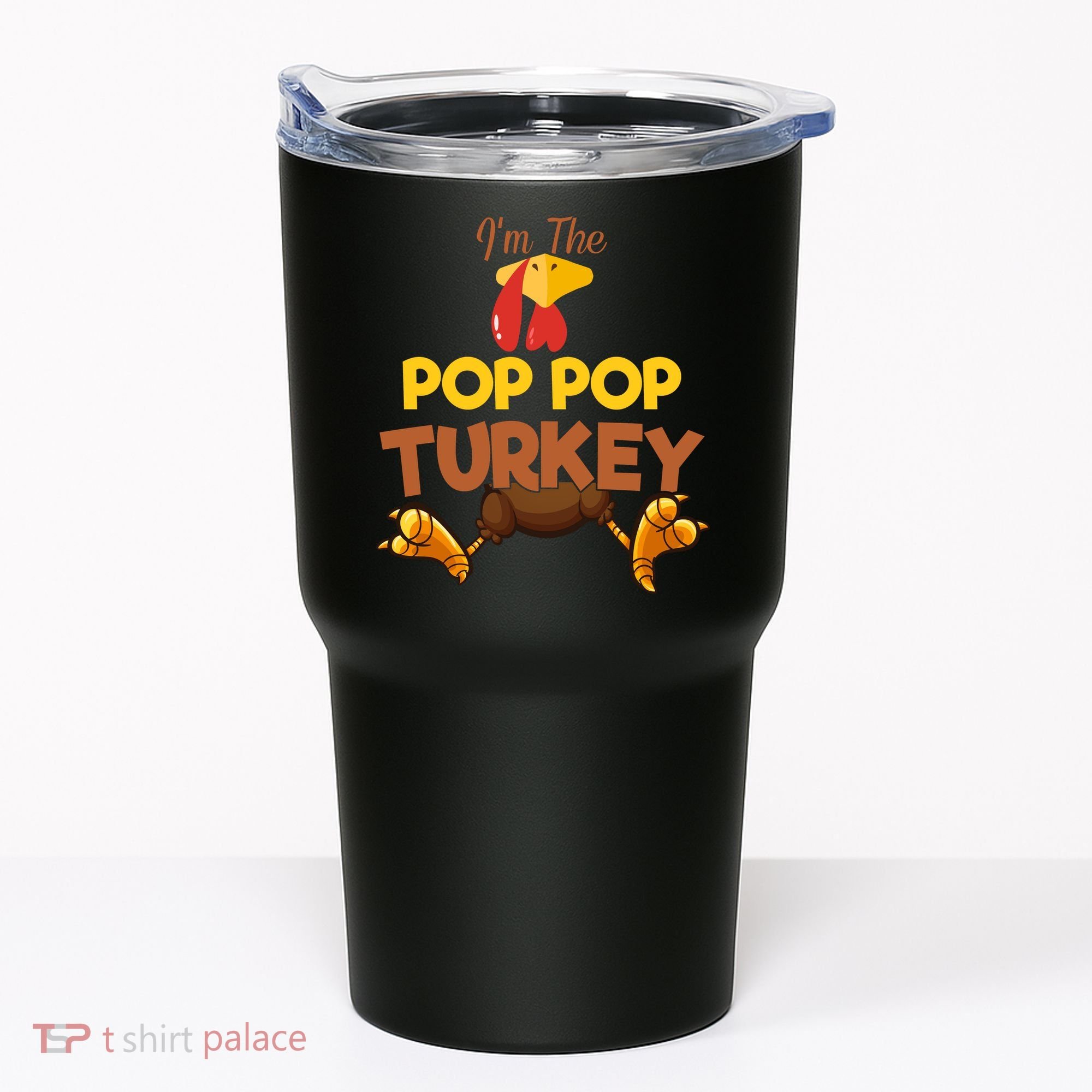 Pop Pop Turkey Matching Family Group Thanksgiving Gifts  Tumbler