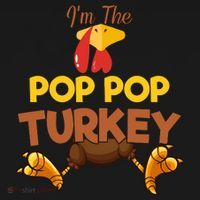 Pop Pop Turkey Matching Family Group Thanksgiving Gifts  Women's Tank Top thumb 5