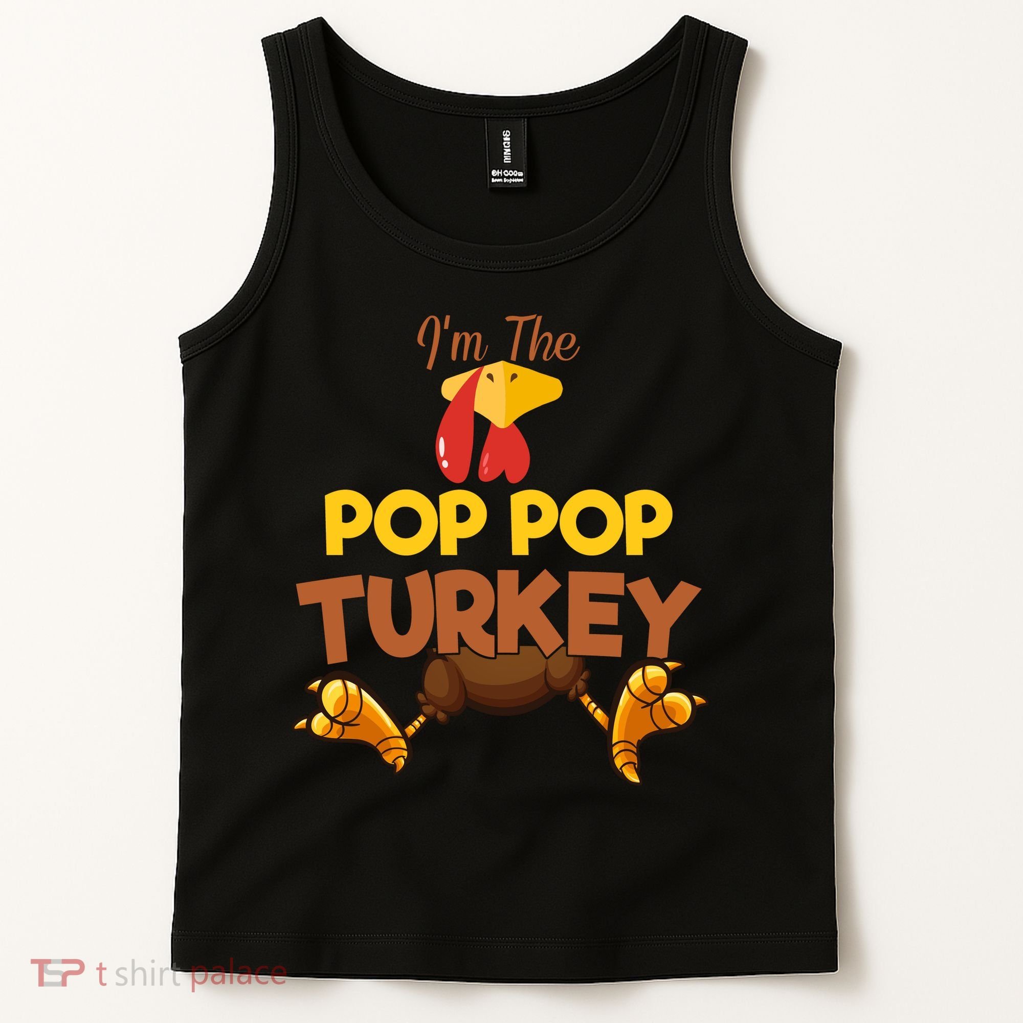 Pop Pop Turkey Matching Family Group Thanksgiving Gifts  Tank Top