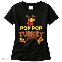 Pop Pop Turkey Matching Family Group Thanksgiving Gifts  Women's T-Shirt thumb 0