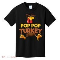Pop Pop Turkey Matching Family Group Thanksgiving Gifts  Kids T-Shirt thumb 0