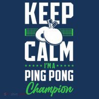Ping Pong Table Tennis Keep Calm I'M A Ping Pong Champion Premium Long Sleeve Shirt thumb 2