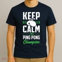 Ping Pong Table Tennis Keep Calm I'M A Ping Pong Champion Premium T-Shirt thumb 3